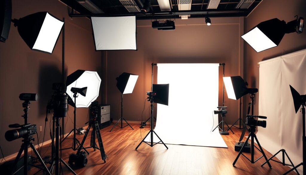 Professional lighting setup