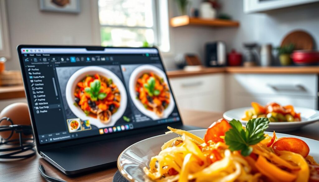 RAW editing food photography