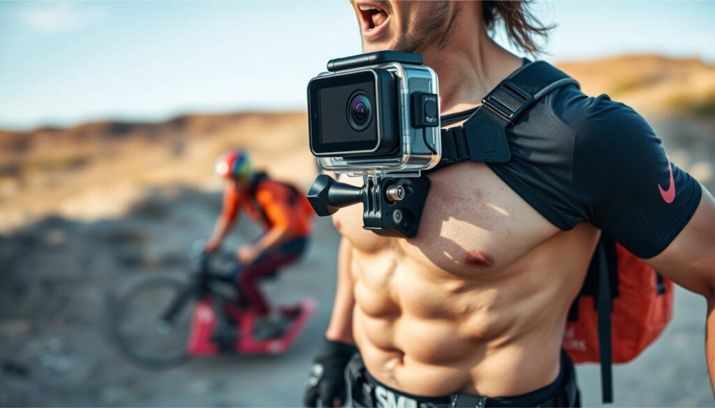 action camera body mount